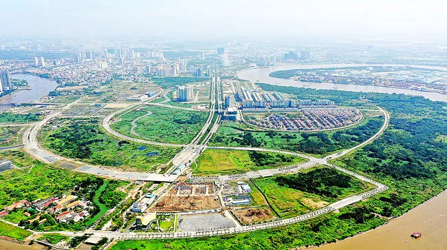 Khu đô thị mới Thủ Thiêm. Ảnh: VIỆT DŨNG