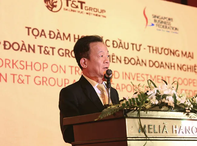 T&T Group hợp tác thương mại và đầu tư với Liên đoàn DN Singapore ảnh 1 T&T Group hợp tác thương mại và đầu tư với Liên đoàn DN Singapore ảnh 1