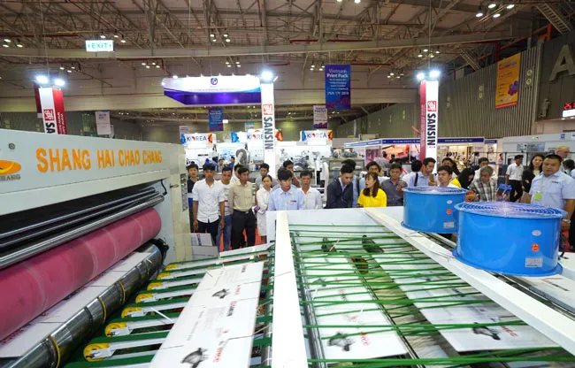 375 doanh nghiệp tham gia Triển lãm đóng gói bao bì và in ấn