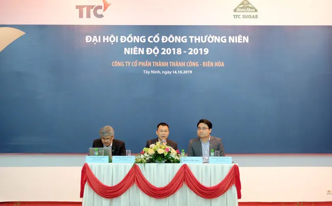 TTC Sugar chi 293 tỷ đồng cổ tức niên độ 2018-2019