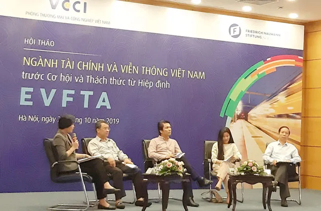 Tài chính và viễn thông trước áp lực từ các cam kết EVFTA