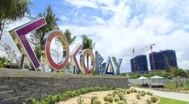 Lối vào dự án Cocobay Đà Nẵng. (Ảnh: Empire Group)
