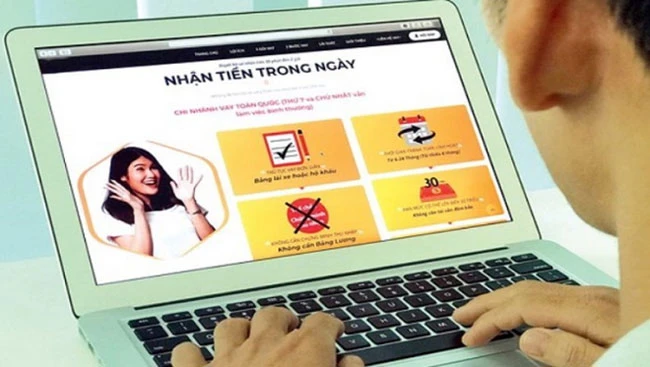 Cẩn trọng giao dịch vay tiền trực tuyến