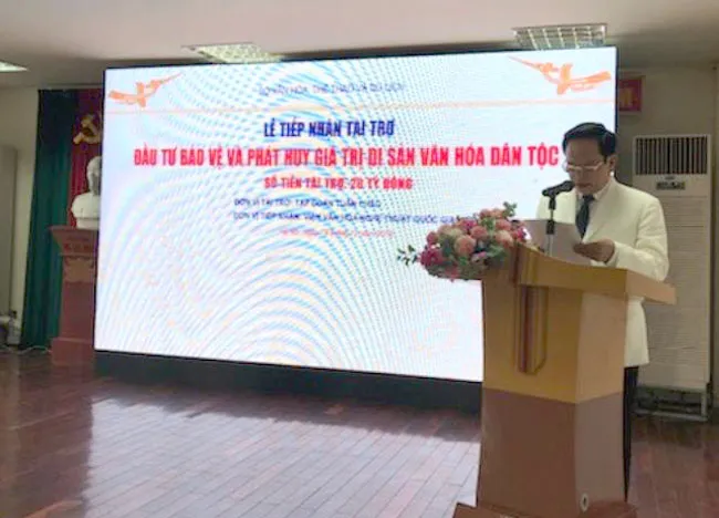 Ông Đào Hồng Tuyển chung tay bảo vệ, phát huy di sản văn hóa dân tộc ảnh 1 Ông Đào Hồng Tuyển chung tay bảo vệ, phát huy di sản văn hóa dân tộc ảnh 1