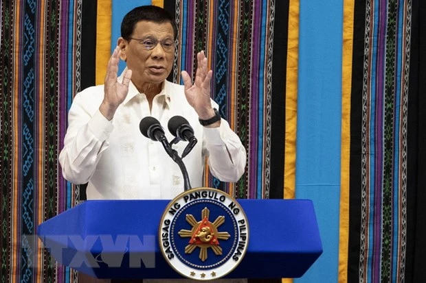 Tổng thống Philippines Rodrigo Duterte. (Ảnh: AFP/TTXVN)