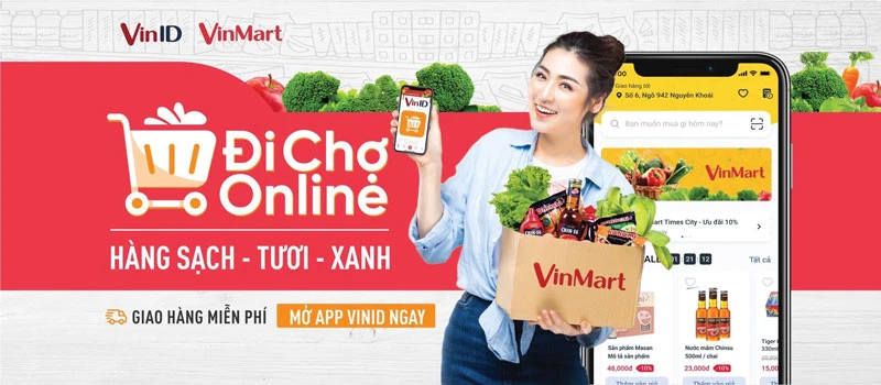 Đi chợ online miễn phí giao nhận cho các đơn hàng có giá trị trên 300.000 đồng.