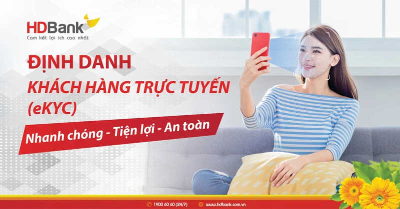 HDBank triển khai định danh khách hàng trực tuyến eKYC