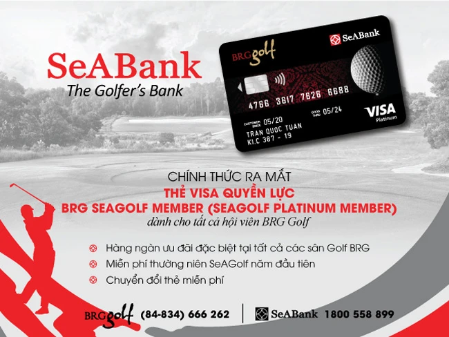 SeABank - BGR Group ra mắt thẻ cao cấp cho hội viên BRG Golf