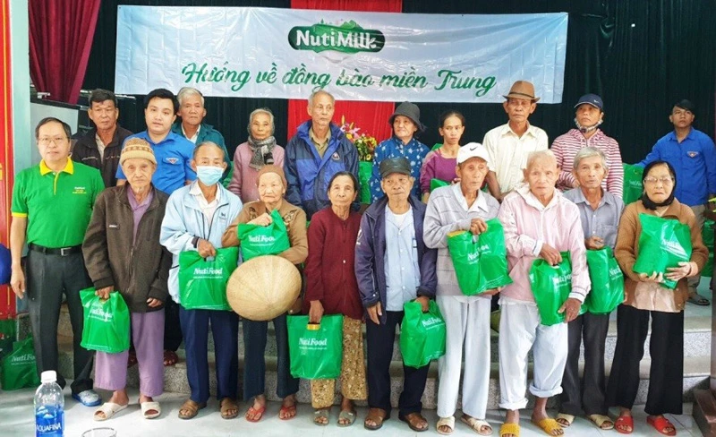 NutiMilk tiếp sức đồng bào miền Trung 