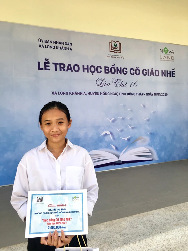 Học bổng Cô giáo Nhế: Những điều tốt đẹp luôn còn mãi ảnh 1 Học bổng Cô giáo Nhế: Những điều tốt đẹp luôn còn mãi ảnh 1