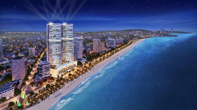 Khách sạn 5 Sao Quốc Tế Beau Rivage Nha Trang tọa lạc tại vị trí chính giữa cung đường biển sầm uất nhất Việt Nam