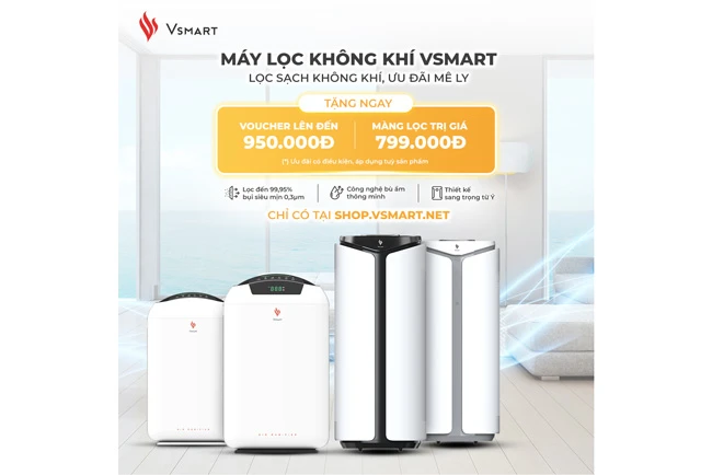 VinSmart mở bán máy lọc không khí và giải pháp nhà thông minh