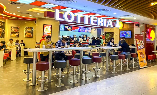 Một chuỗi Lotteria tại TPHCM.