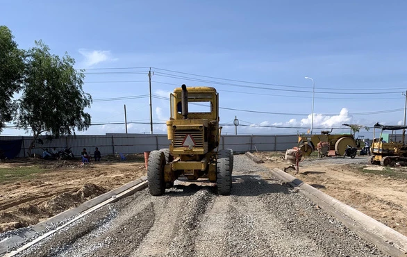 Một vụ phân lô đất nông nghiệp ở phường 12, TP Vũng Tàu, bị chính quyền phát hiện và cưỡng chế - Ảnh: ĐÔNG HÀ