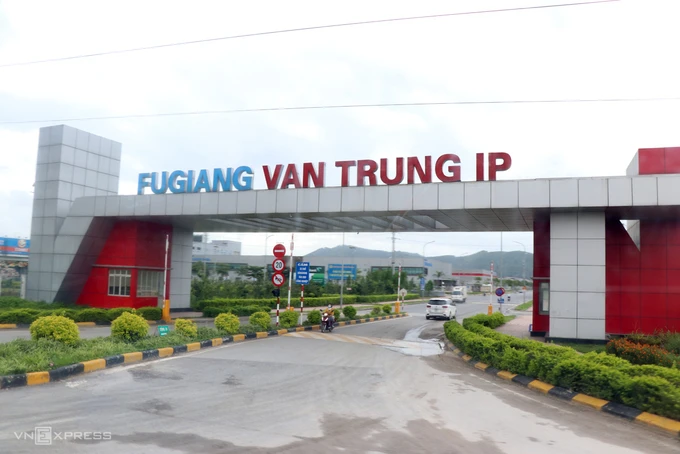 Khu công nghiệp Vân Trung (Bắc Giang). Ảnh: Võ Hải