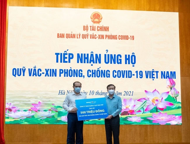 Baoviet Fund ủng hộ 500 triệu đồng Quỹ vaccine phòng, chống Covid-19