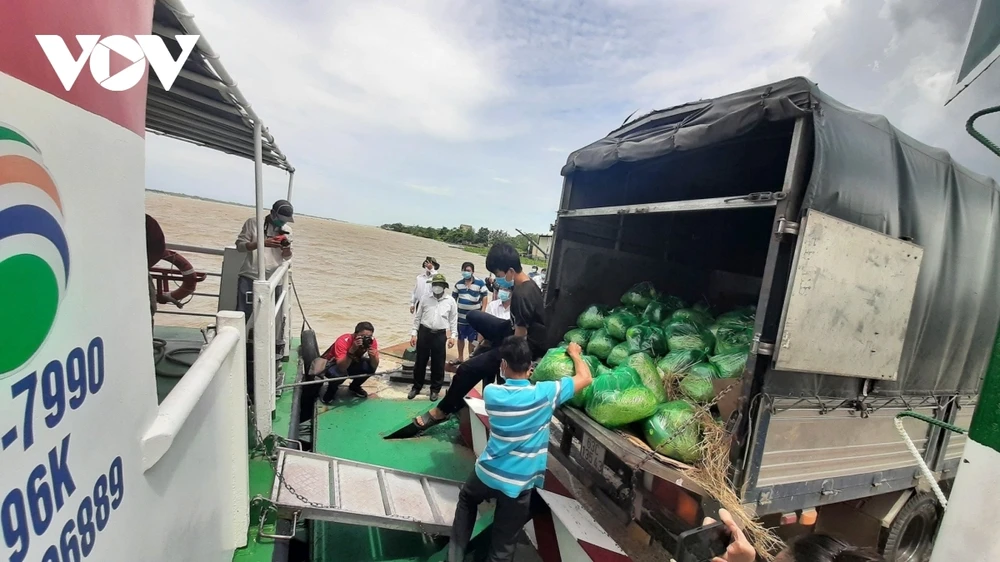 Hơn 400.000 tấn nông sản các tỉnh, thành phía Nam vẫn bí đầu ra.