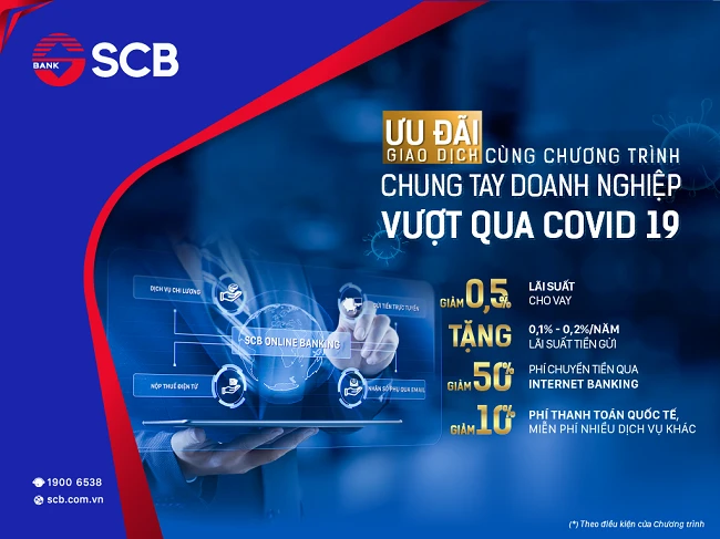 SCB tiếp tục hỗ trợ doanh nghiệp bị ảnh hưởng Covid-19