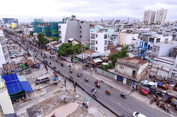 Tỉ lệ bàn giao mặt bằng cho dự án metro số 2 hiện mới đạt 79,10% - Ảnh: QUANG ĐỊNH