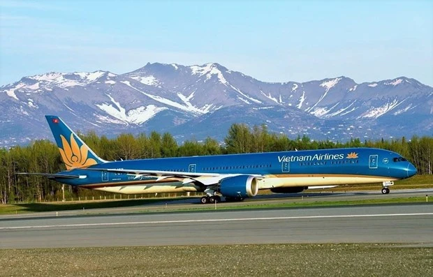 Máy bay của Vietnam Airlines. (Nguồn: Vietnam+)