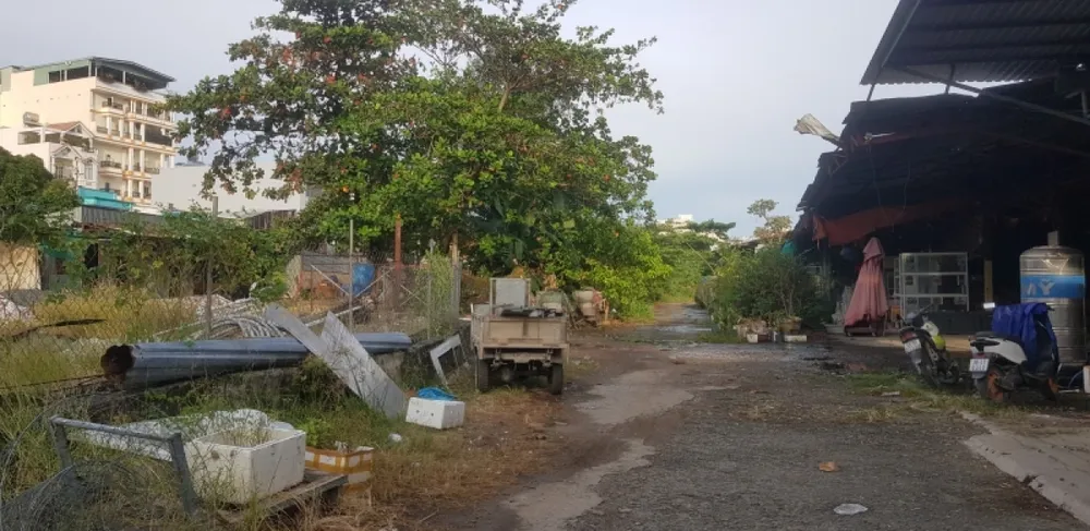 Khu đất thứ tư do Công ty Dịch vụ công ích Quận 7 quản lý cũng đang là đất trống tại 261A Lâm Văn Bền, phường Bình Thuận, có diện tích gần 6.500 m2...