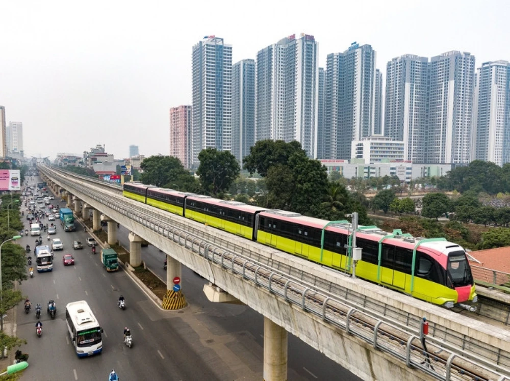 Đoàn tàu dự án Nhổn - ga Hà Nội