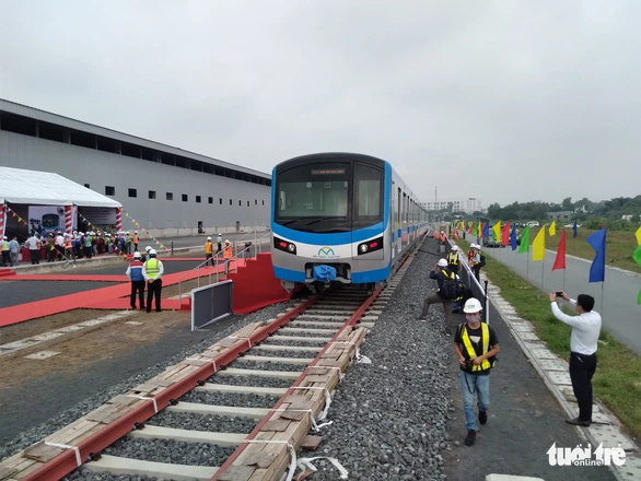 Metro số 1 dự kiến đưa vào khai thác quý 4-2023 - Ảnh: ĐỨC PHÚ