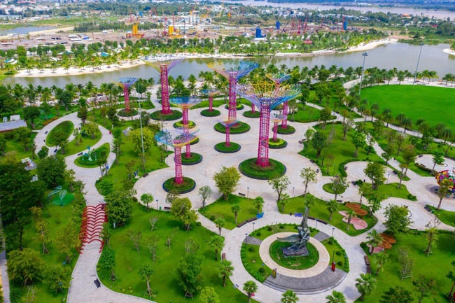 Công viên xanh rộng​36 ha tại đại đô thị Vinhomes Grand Park