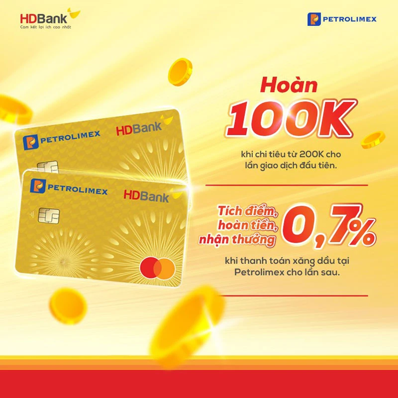 Bật mí cách hoàn nhiều tiền nhất khi dùng thẻ HDBank Petrolimex 4 trong 1 ảnh 2 Bật mí cách hoàn nhiều tiền nhất khi dùng thẻ HDBank Petrolimex 4 trong 1 ảnh 2