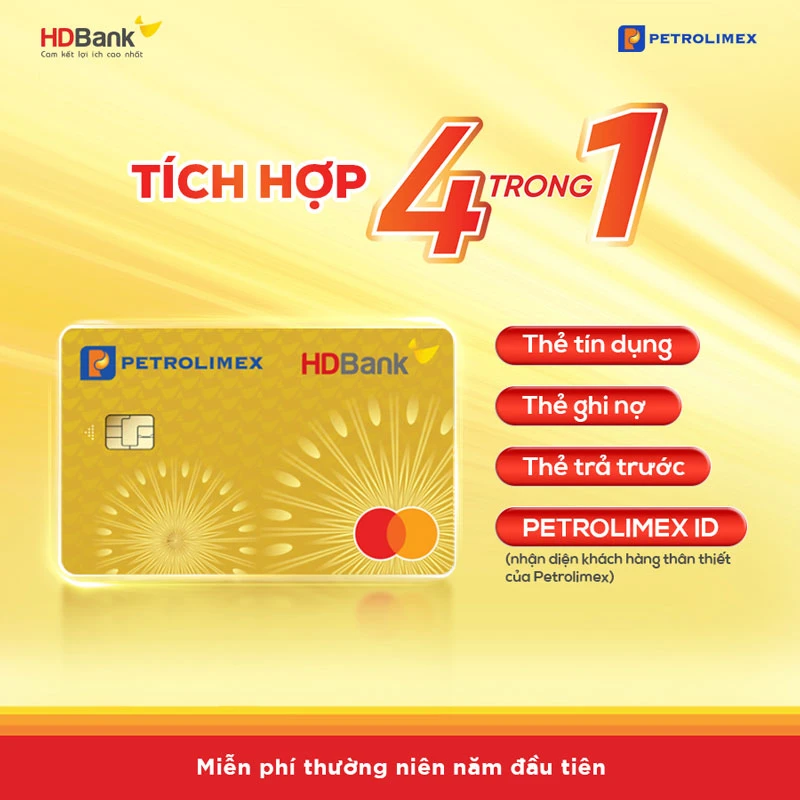 Bật mí cách hoàn nhiều tiền nhất khi dùng thẻ HDBank Petrolimex 4 trong 1 ảnh 1 Bật mí cách hoàn nhiều tiền nhất khi dùng thẻ HDBank Petrolimex 4 trong 1 ảnh 1