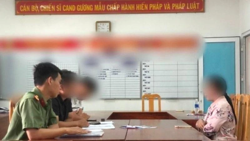 Công an TP Hồ Chí Minh xử lý cá nhân đăng tin giả về Ngân hàng Thương mại Cổ phần Sài Gòn (SCB). (Ảnh: Công an TP Hồ Chí Minh)