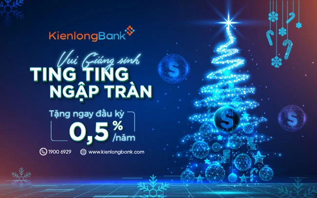 Đại tiệc Giáng sinh - Nhận quà linh đình cùng KienlongBank