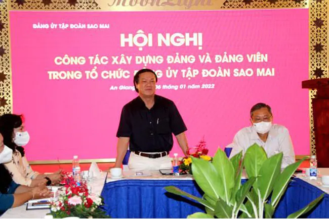 Nhiệm kỳ mới của Đảng bộ Sao Mai đặt mục tiêu tăng trưởng vượt bậc Nhiệm kỳ mới của Đảng bộ Sao Mai đặt mục tiêu tăng trưởng vượt bậc