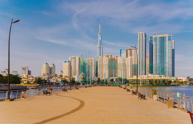 Hệ sinh thái ven sông, bến du thuyền, đường dạo bộ… là không gian lý tưởng cho khách thượng lưu Hệ sinh thái ven sông, bến du thuyền, đường dạo bộ… là không gian lý tưởng cho khách thượng lưu