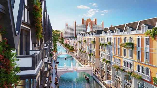Bizhouse Canal District đã tái hiện chân thực một nền kinh tế sông nước trù phú, hiện đại và đẳng cấp.