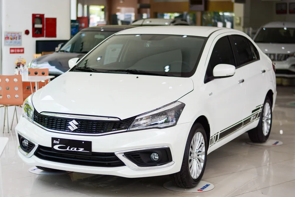 khuyến mại ôtô ảnh 4 Suzuki Ciaz đời 2022 được ưu đãi gói bảo hiểm vật chất trị giá 10 triệu đồng. Ảnh: Vĩnh Phúc.