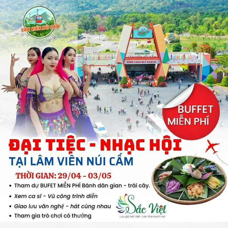 Tưng bừng “Buffet miễn phí”