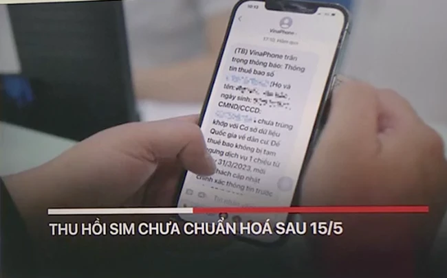 Sau 15/5, thu hồi sim chưa chuẩn hóa thông tin