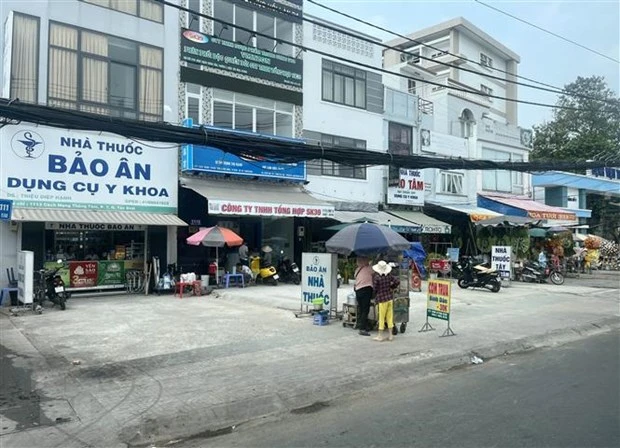 Phần lớn mặt bằng để thực hiện dự án metro số 2 đã được bàn giao. (Ảnh: Tiến Lực/TTXVN)