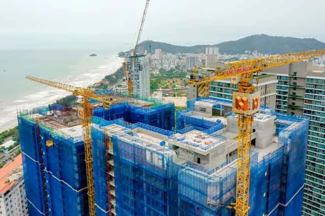 Công trình Vung Tau Pearl, một trong những dự án đang được HTN đẩy mạnh thi công. Công trình Vung Tau Pearl, một trong những dự án đang được HTN đẩy mạnh thi công.