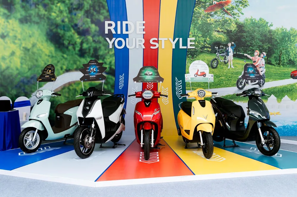 VinFast trưng bày 5 mẫu xe máy điện tại Green Growth Show 2023 VinFast trưng bày 5 mẫu xe máy điện tại Green Growth Show 2023