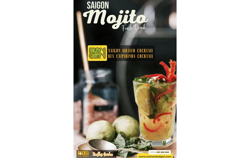 Giờ vàng - Nhân đôi trải nghiệm Mojito