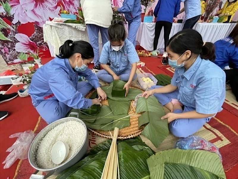 Chăm lo Tết cho công nhân, lao động dịp Tết 2024. Ảnh minh họa. 