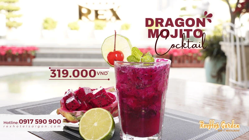 Dragon Mojito sắc hồng quyến rũ mọi ánh nhìn