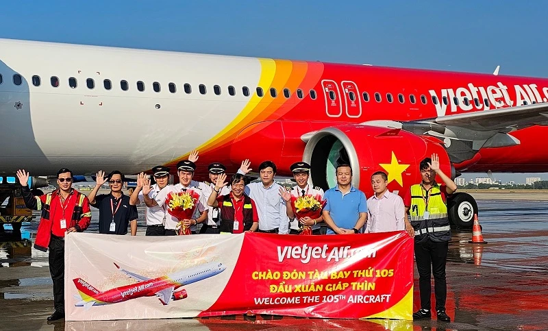 Vietjet đón chào tàu bay thứ 105