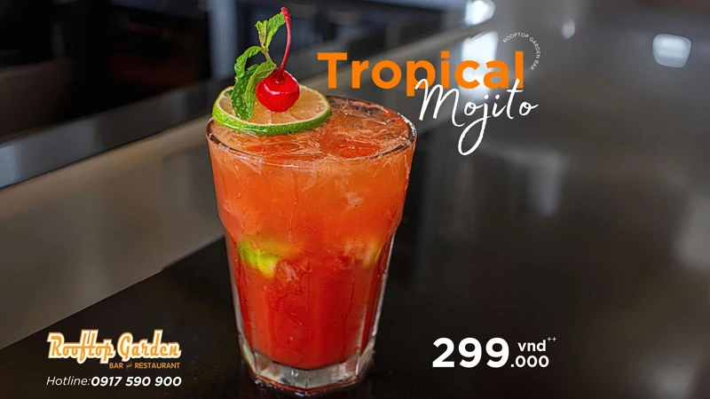 Cocktail vùng nhiệt đới Tropical Mojito