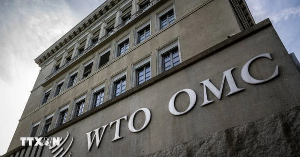 Trụ sở Tổ chức Thương mại Thế giới (WTO) tại Geneva, Thụy Sĩ. (Ảnh: Getty Images/TTXVN)