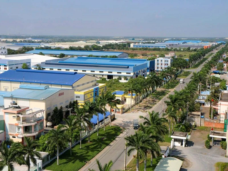 Đức Hoà dẫn đầu phát triển công nghiệp của Long An (Ảnh: KCN Đức Hòa 1) A1.jpg