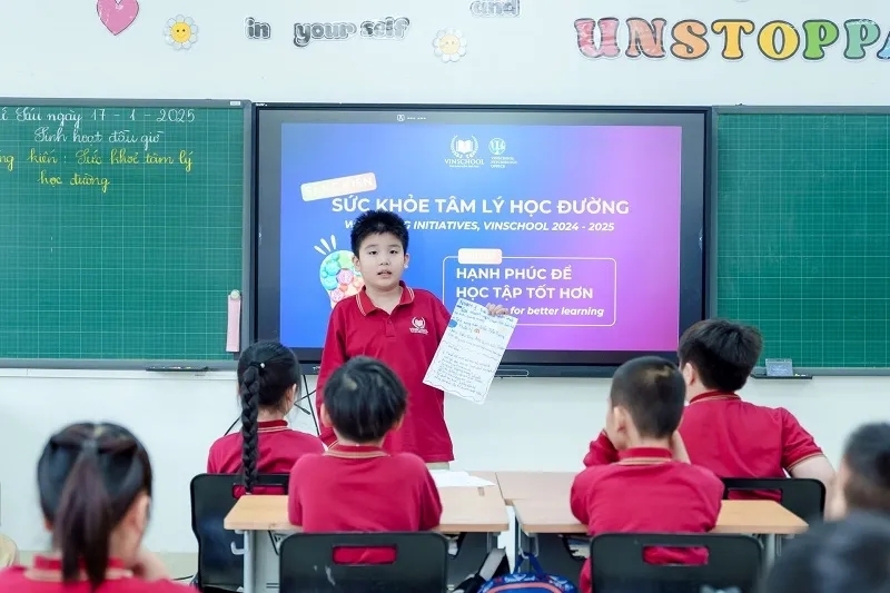 Học sinh Vinschool trở thành người dẫn dắt các workshop về sức khỏe tâm lý, lan tỏa kiến thức và kỹ năng chăm sóc tinh thần trong cộng đồng học đường. Anh 5 (1).jpg