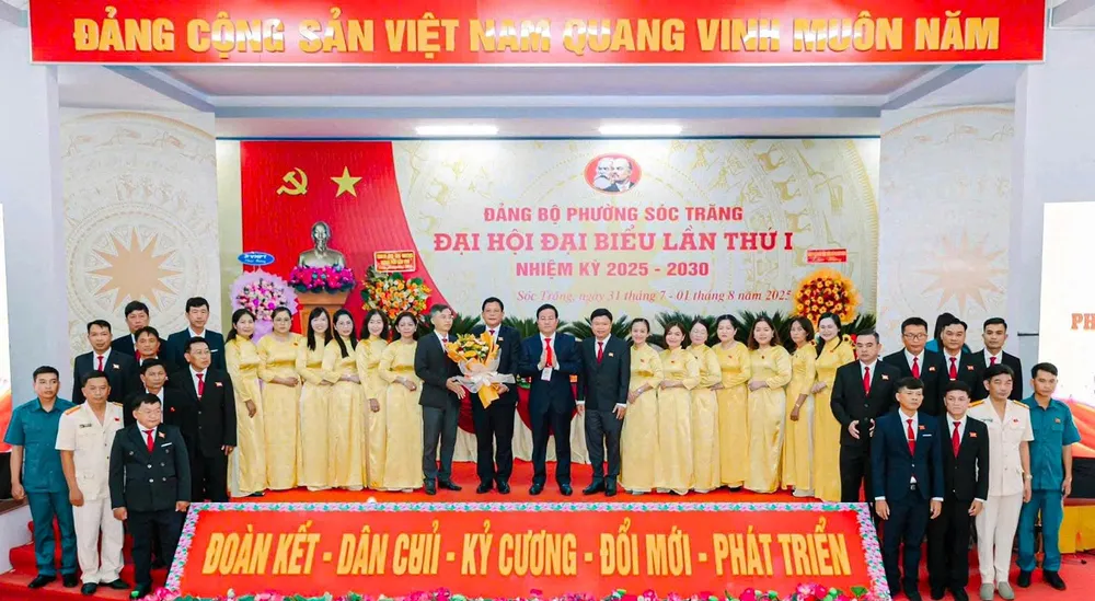 Ra mắt Ban Chấp hành Đảng bộ phường Sóc Trăng, nhiệm kỳ 2025-2030
